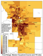 Median Household Front Range